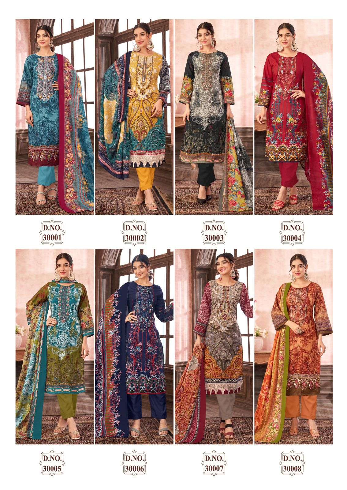 Vandana Creation Rhuhani Vol 30 Wholesale Cotton Pakistani Dress Material - Image 10