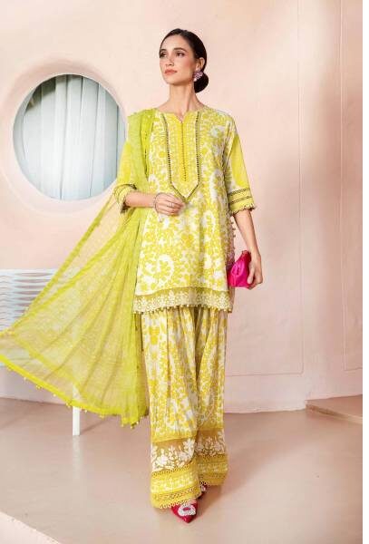 Deepsy Maria B M Print 25 Chiffon Dupatta Pakistani Salwar Suit