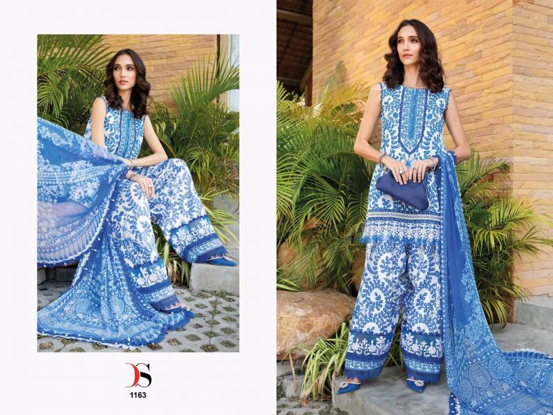 Deepsy Maria B M Print 25 Chiffon Dupatta Pakistani Salwar Suit - Image 5