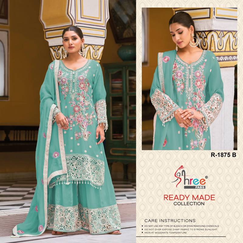 Shree R 1875 Ready Made Pakistani Salwar Kameez Catalog