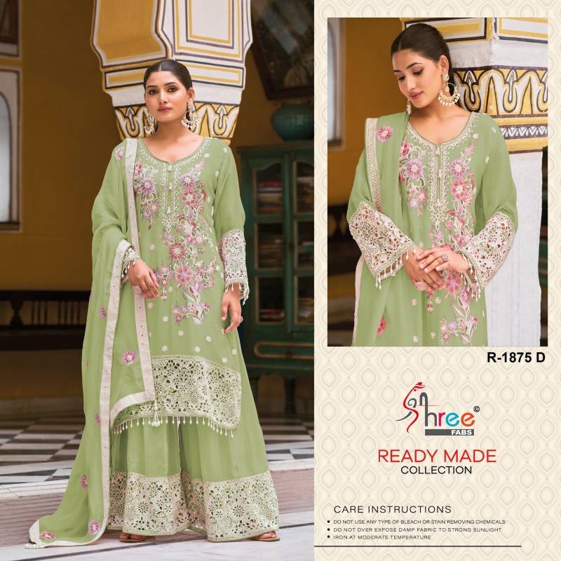 Shree R 1875 Ready Made Pakistani Salwar Kameez Catalog - Image 5