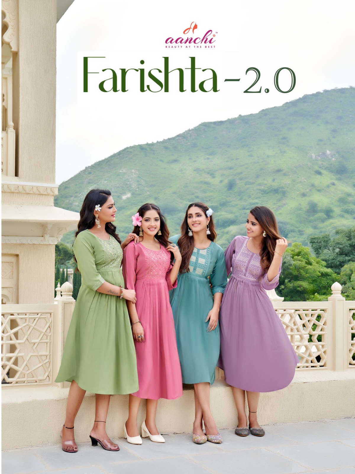 Aanchi Farishta 2.0 Wholesale Flair Kurti Collection