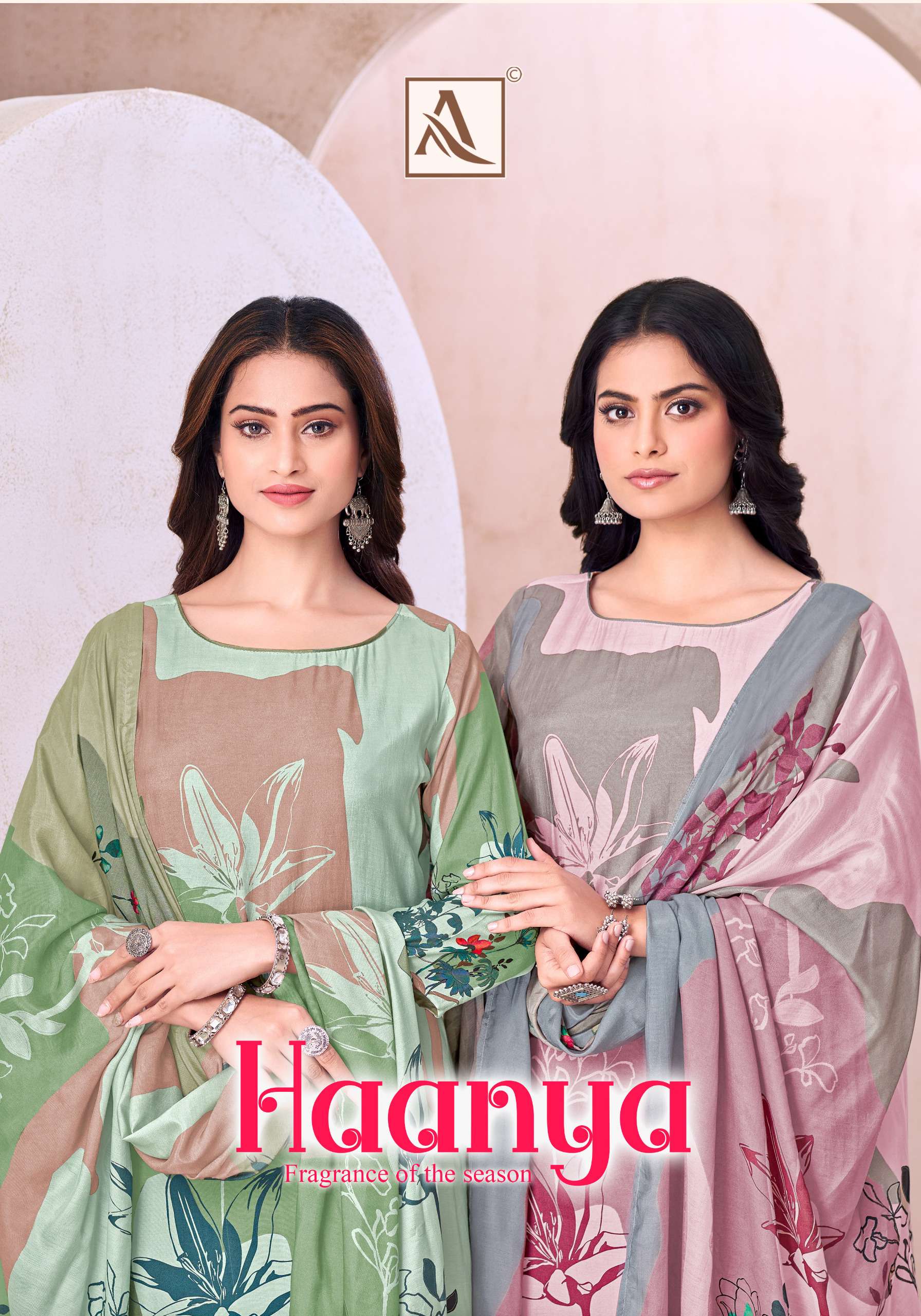 Alok Suit Haanya Wholesale Viscose Maslin Pakistani Salwar Kameez - Image 2