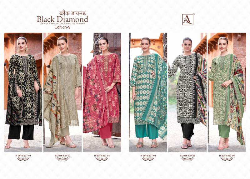 Alok Suits Black Diamond Edition 9 Wholesale Premium Rayon Salwar Suit - Image 7