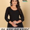 Blue Hills Black Beauty 3-Piece Kurti Palazzo Dupatta Set