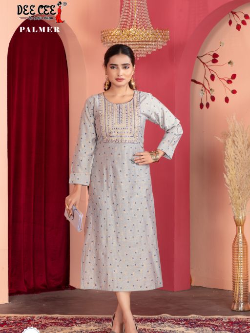 DEECEE Palmer Wholesale Readymade Long Kurti Collection - Image 5