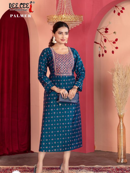 DEECEE Palmer Wholesale Readymade Long Kurti Collection - Image 6