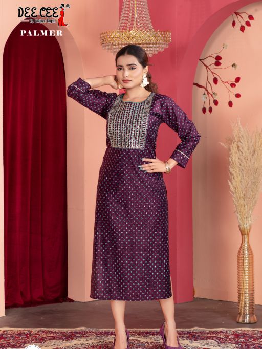 DEECEE Palmer Wholesale Readymade Long Kurti Collection - Image 3