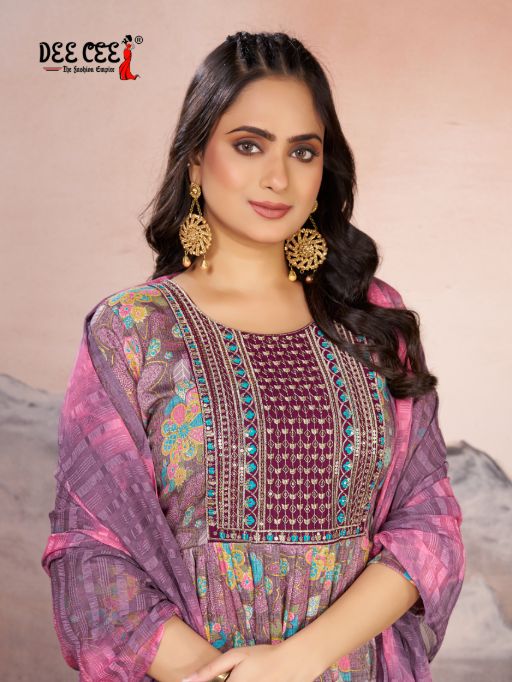 Deecee Zarna Wholesale Rayon Anarkali Kurti Collection