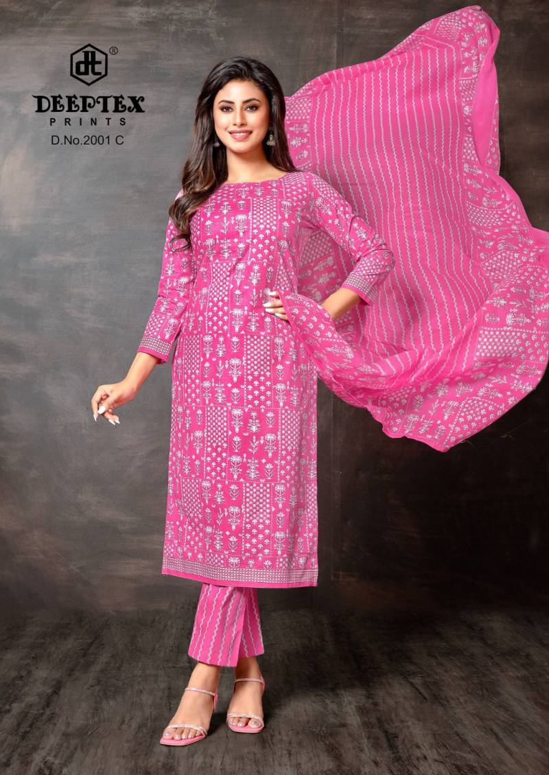 Deeptex Super Gold Vol 02 Cotton Printed Wholesale Dress Material Catalog - Image 29