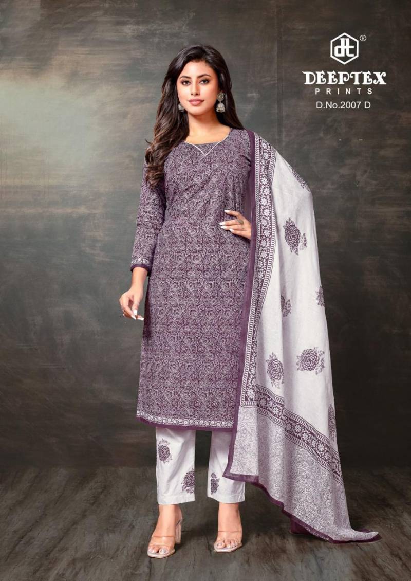 Deeptex Super Gold Vol 02 Cotton Printed Wholesale Dress Material Catalog - Image 17
