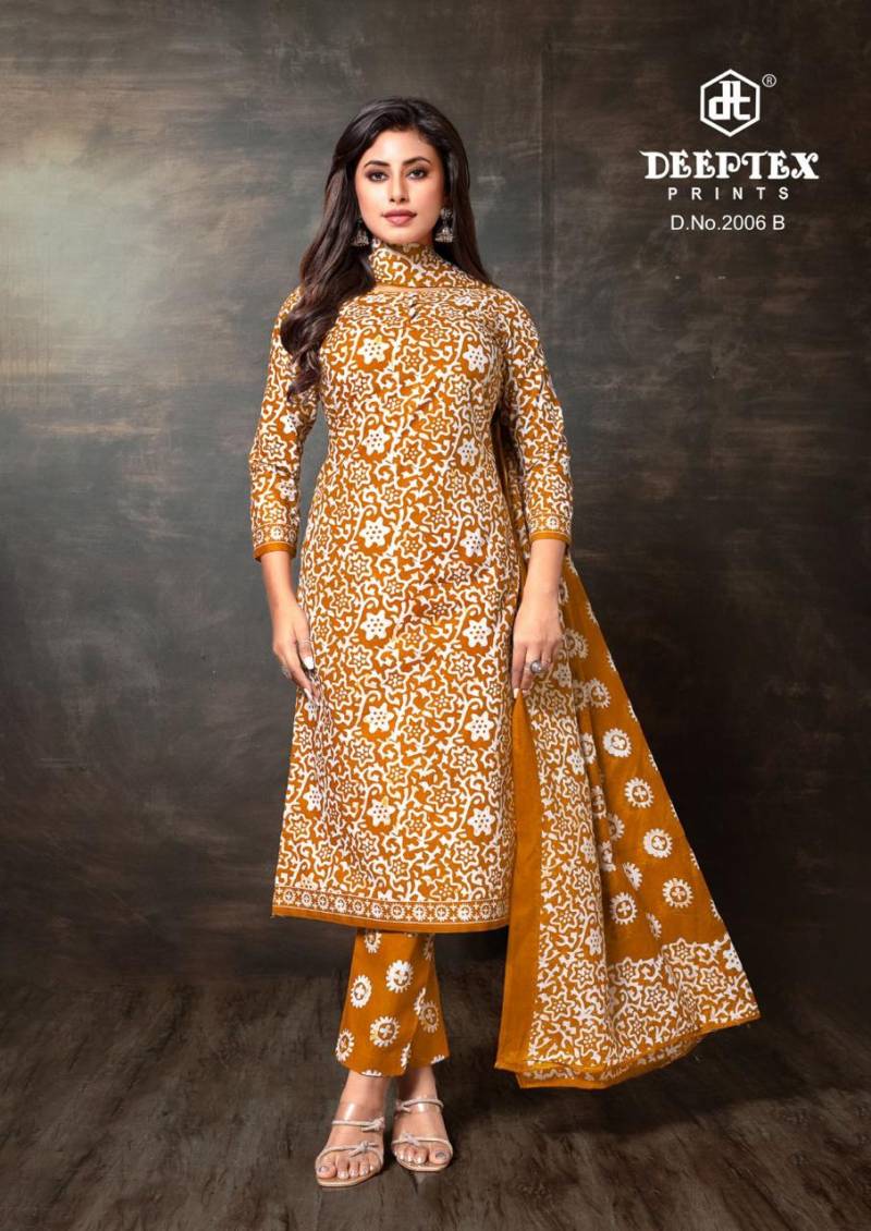 Deeptex Super Gold Vol 02 Cotton Printed Wholesale Dress Material Catalog - Image 5