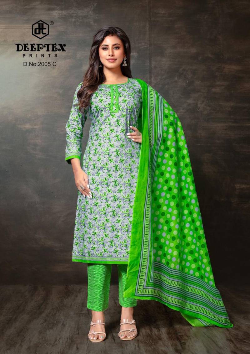 Deeptex Super Gold Vol 02 Cotton Printed Wholesale Dress Material Catalog - Image 6