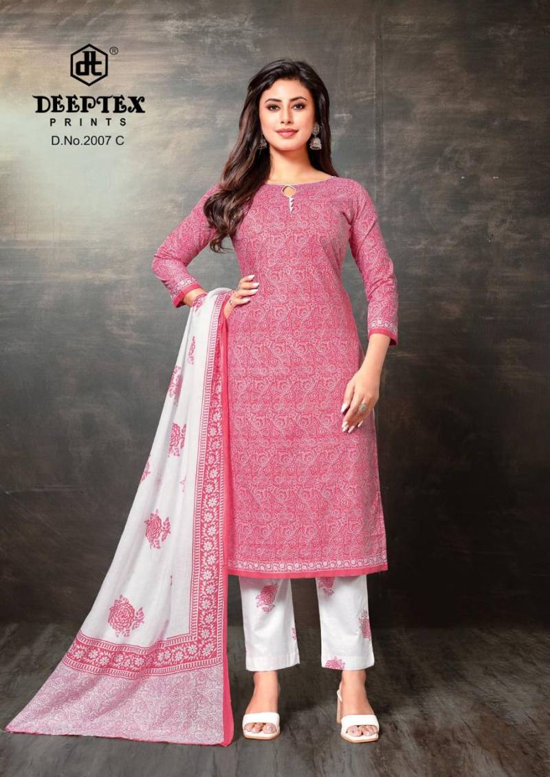 Deeptex Super Gold Vol 02 Cotton Printed Wholesale Dress Material Catalog - Image 15