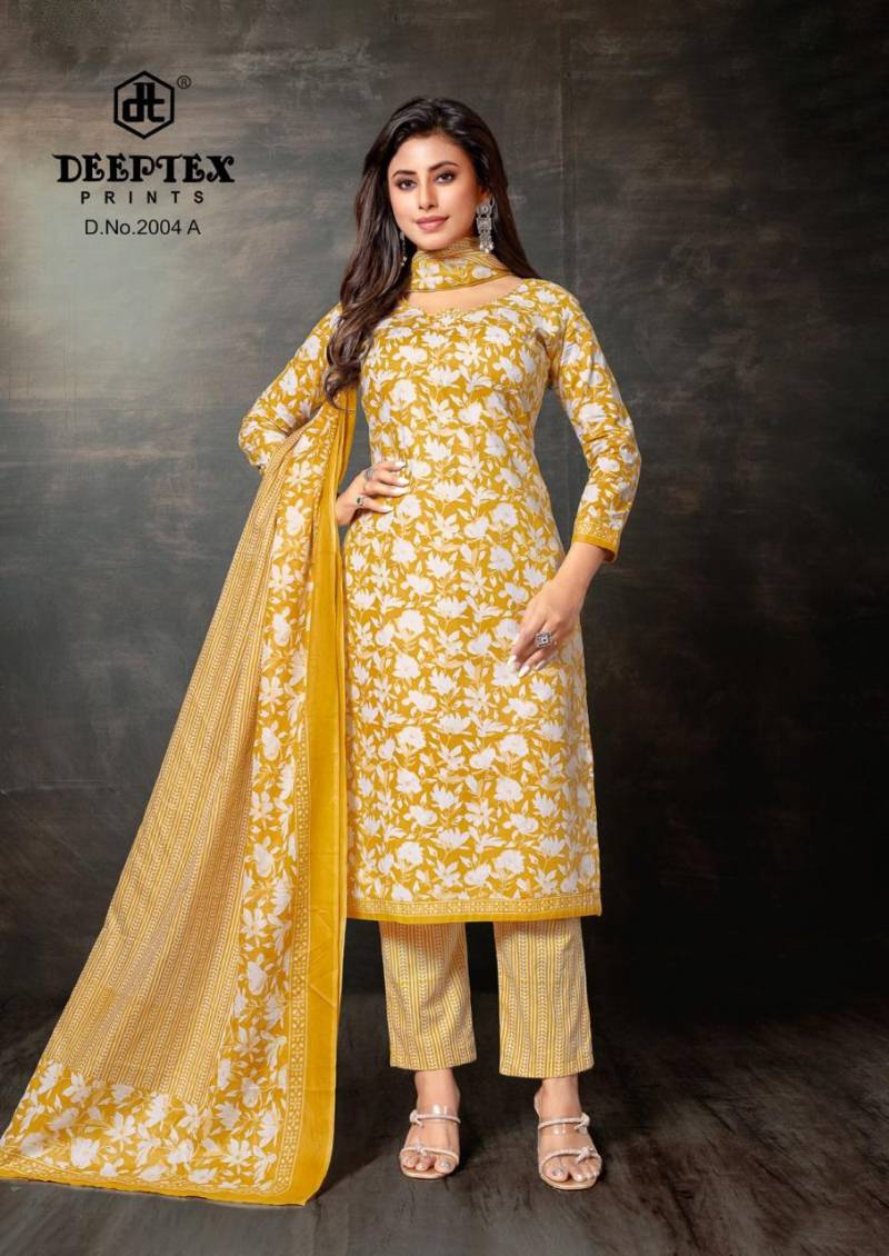 Deeptex Super Gold Vol 02 Cotton Printed Wholesale Dress Material Catalog - Image 20