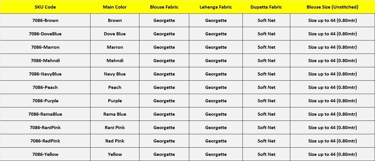 Zeel Clothing 7086 Elegance Wholesale Designer Georgette Lehenga Choli - Image 6