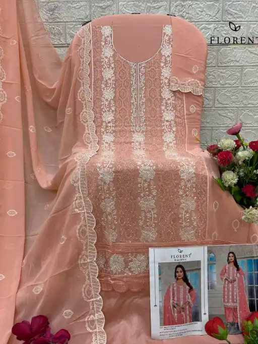 Florent D No. 1032 Wholesale Georgette Pakistani Salwar Suit Catalog