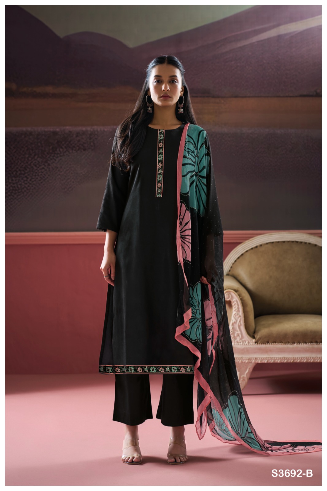 GANGA Kalash 3692 Wholesale Premium Cotton Silk Salwar Kameez - Image 3