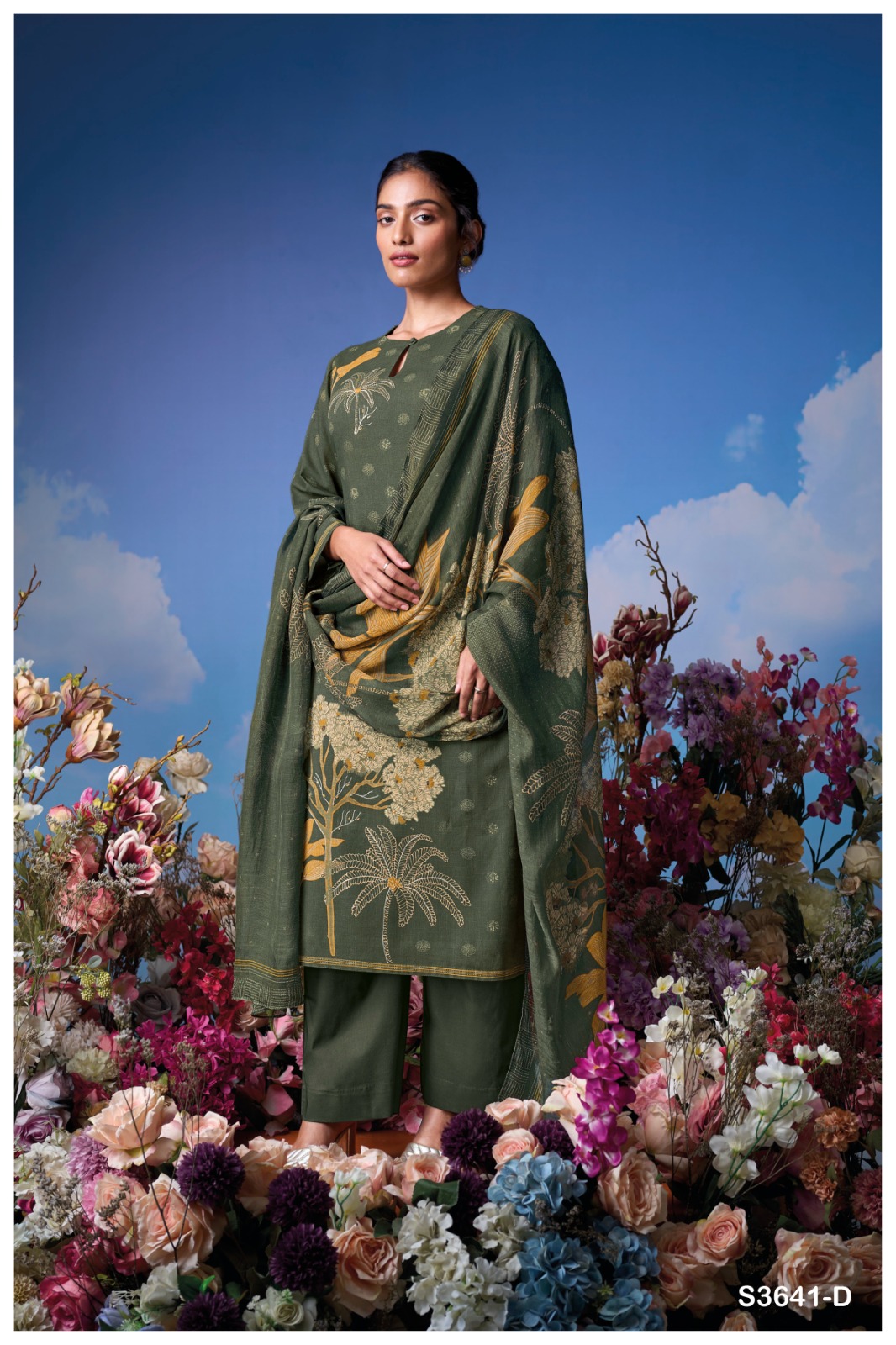 GANGA Ziya 3641 Wholesale Premium Cotton Salwar Kameez Catalog - Image 5