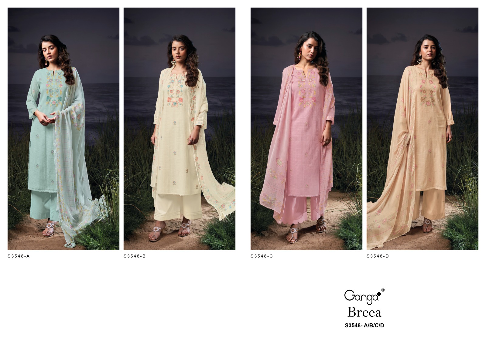 Ganga Breea 3548 Wholesale Premium Cotton Salwar Kameez Catalog - Image 6