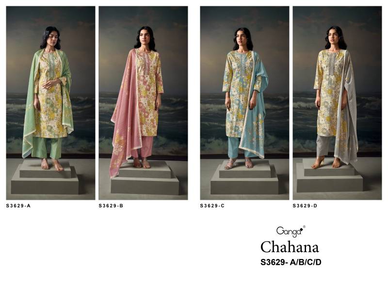 Ganga Chahana Wholesale Cotton Printed Salwar Kameez Collection - Image 6