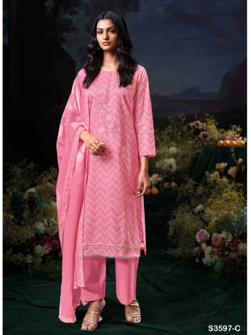Ganga Divita 3597 Wholesale Premium Cotton Salwar Kameez Collection - Image 2