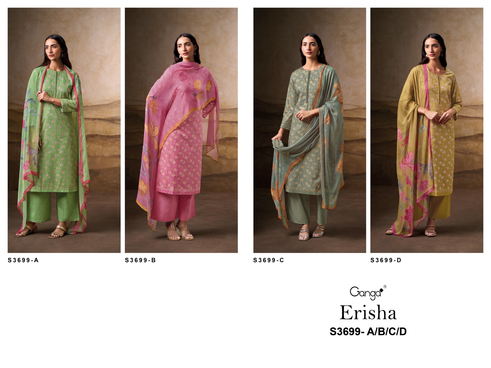 Ganga Erisha 3699 Wholesale Premium Cotton Salwar Kameez - Image 6