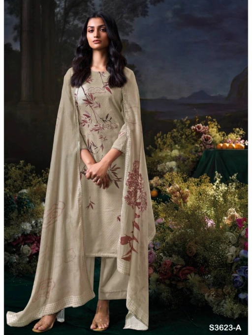 Ganga Josika Wholesale Pure Cotton Salwar Kameez Catalog - Image 3