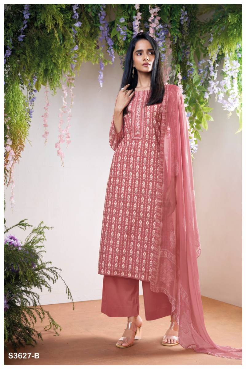 Ganga Kaelis 3627 Premium Cotton Printed Wholesale Dress Material Collection