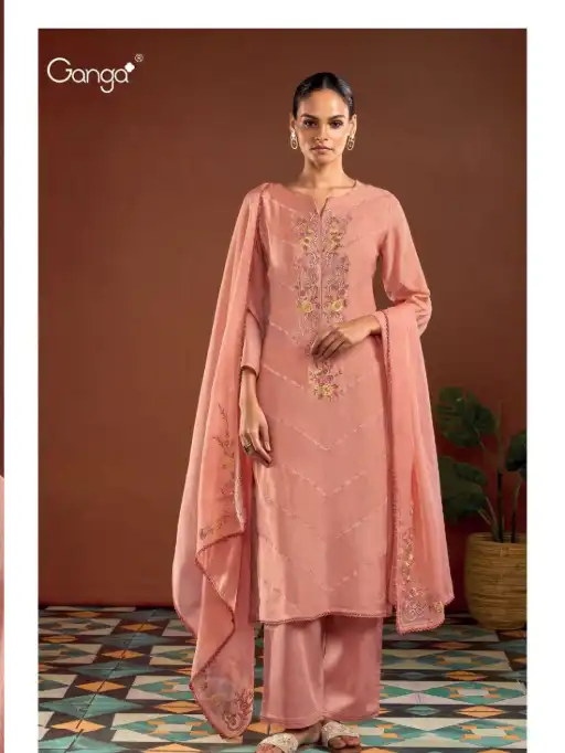 Ganga LARAH 2738 Wholesale Premium Designer Salwar Kameez - Image 4
