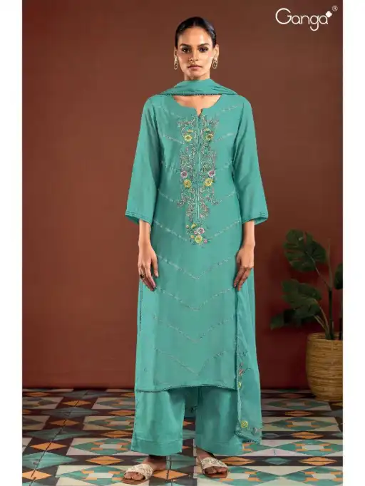 Ganga LARAH 2738 Wholesale Premium Designer Salwar Kameez - Image 3