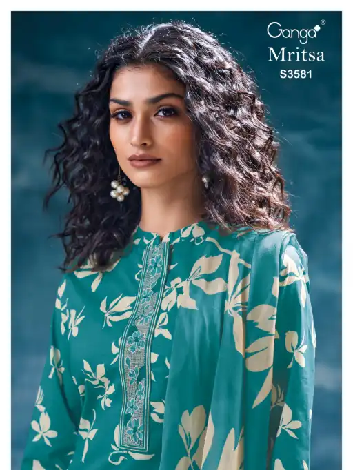 Ganga MRITSA 3581 Wholesale Cotton Salwar Kameez Collection
