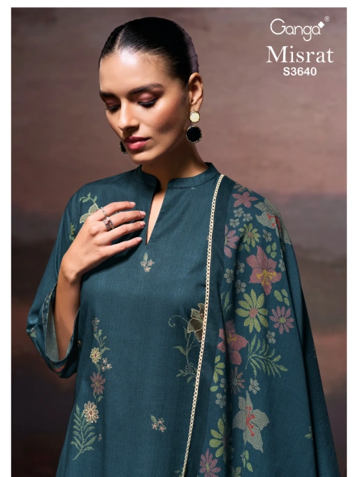 Premium Cotton Suits Swarovski Work Suits Embroidered Cotton Sets Wholesale Salwar Kameez