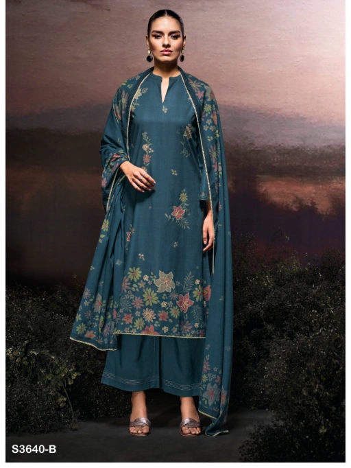 Ganga Misrat 3640 Premium Cotton Wholesale Salwar Kameez - Image 4