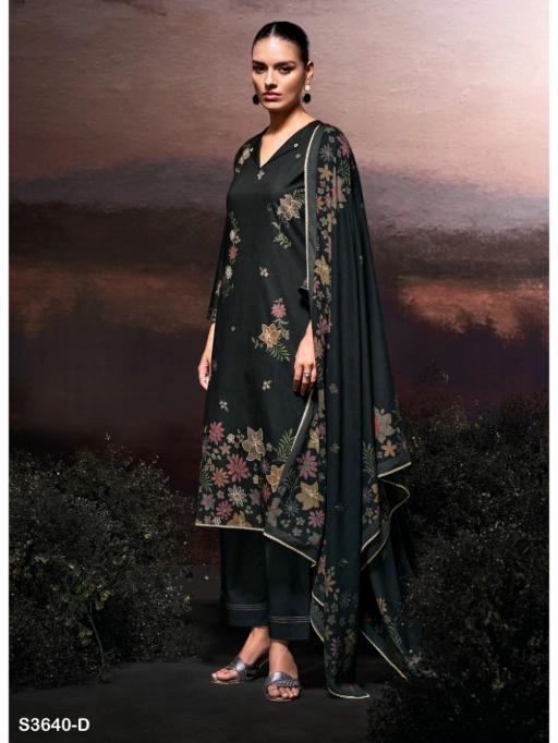 Ganga Misrat 3640 Premium Cotton Wholesale Salwar Kameez - Image 2