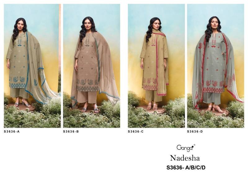 Ganga Nadesha Wholesale Cotton Salwar Kameez Collection - Image 6