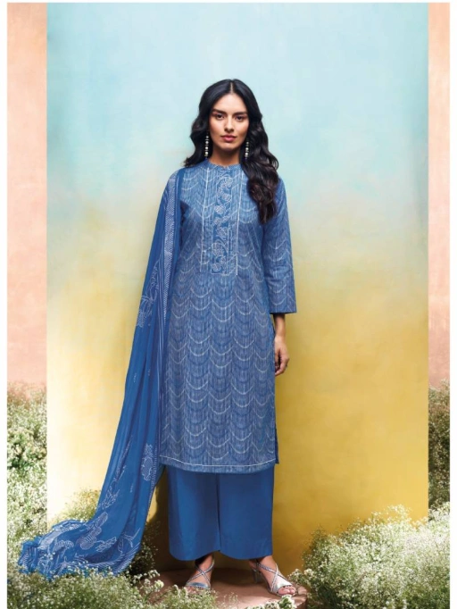 Ganga Nilakshi Designer Wholesale Cotton Salwar Kameez