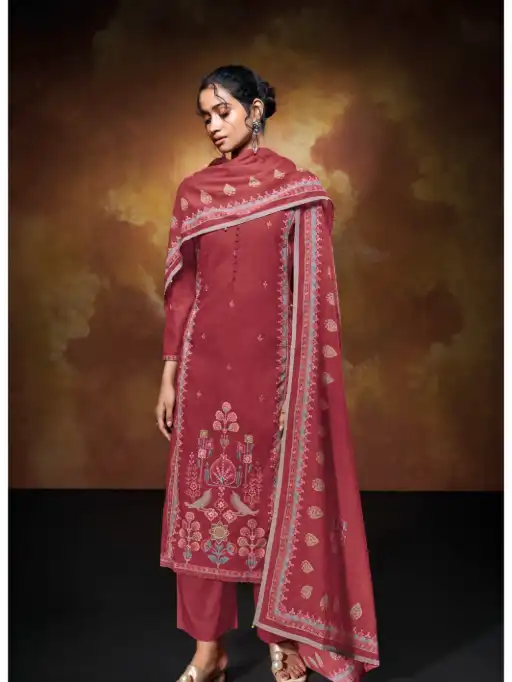 Ganga Zuleika 3681 Wholesale Pure Mul Cotton Salwar Kameez - Image 4