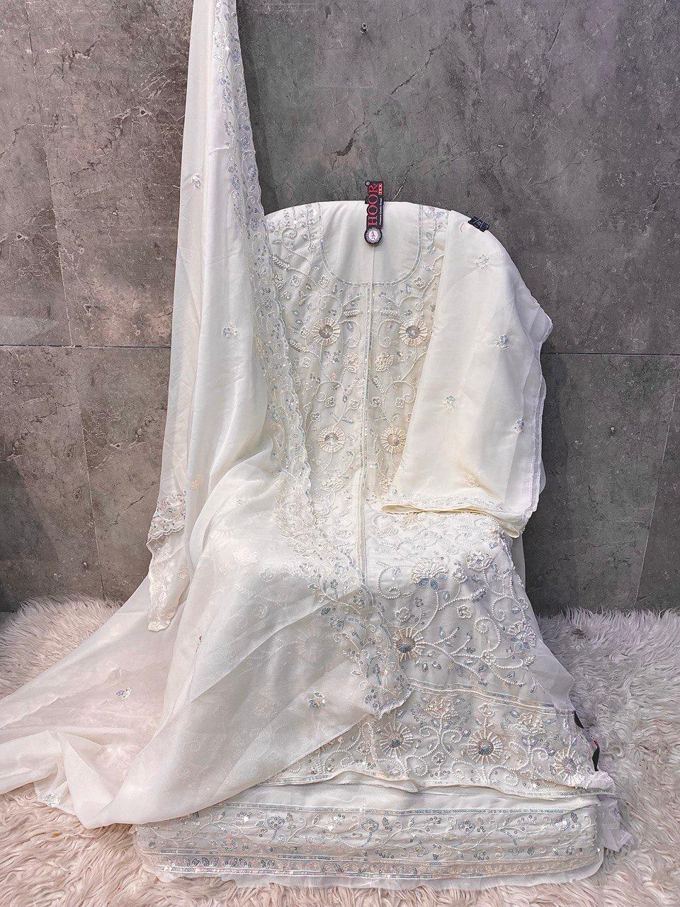 Hoor H-372 A to C Wholesale Designer Pakistani Suit Collection