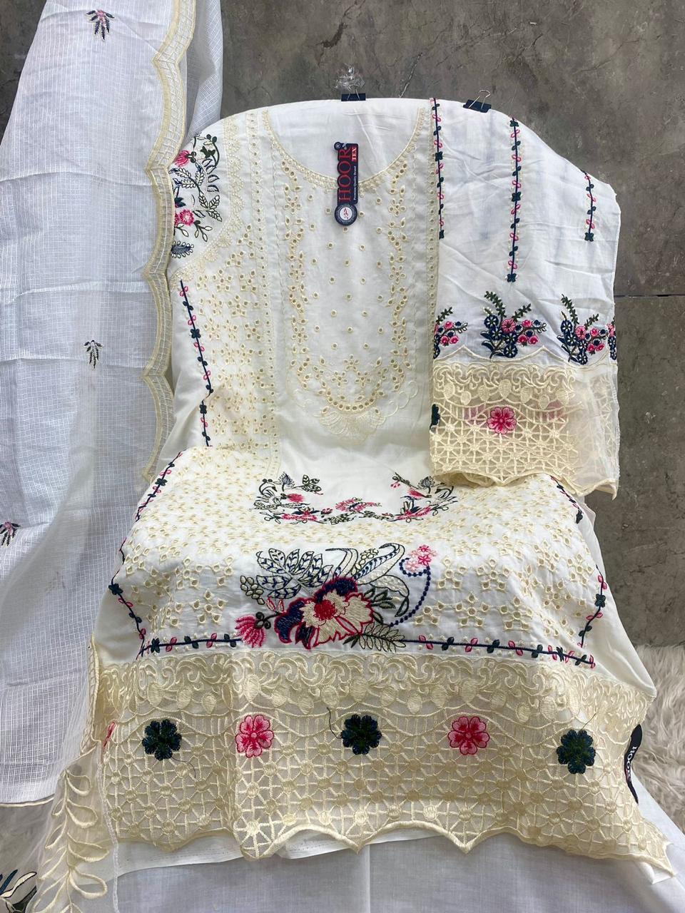 Hoor Tex H-326 Wholesale Heavy Cotton Readymade Pakistani Suit - Image 3