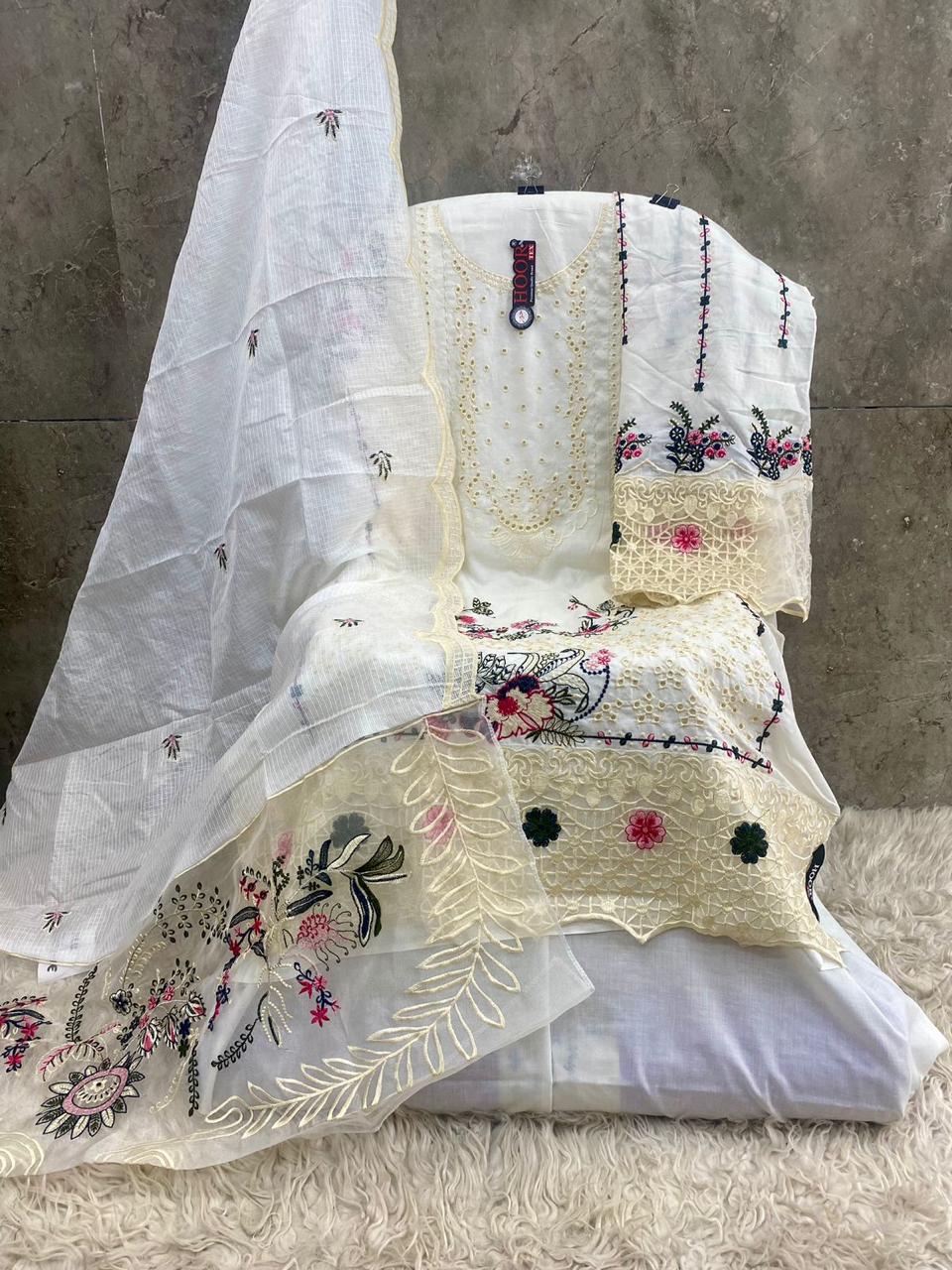 Hoor Tex H-326 Wholesale Heavy Cotton Readymade Pakistani Suit