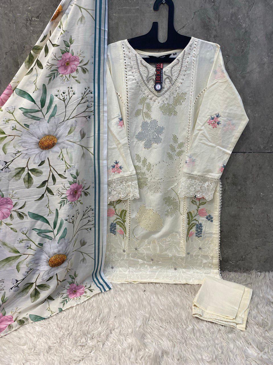 Hoor Tex HF-175 Wholesale Readymade Pakistani Suit Catalog - Image 8