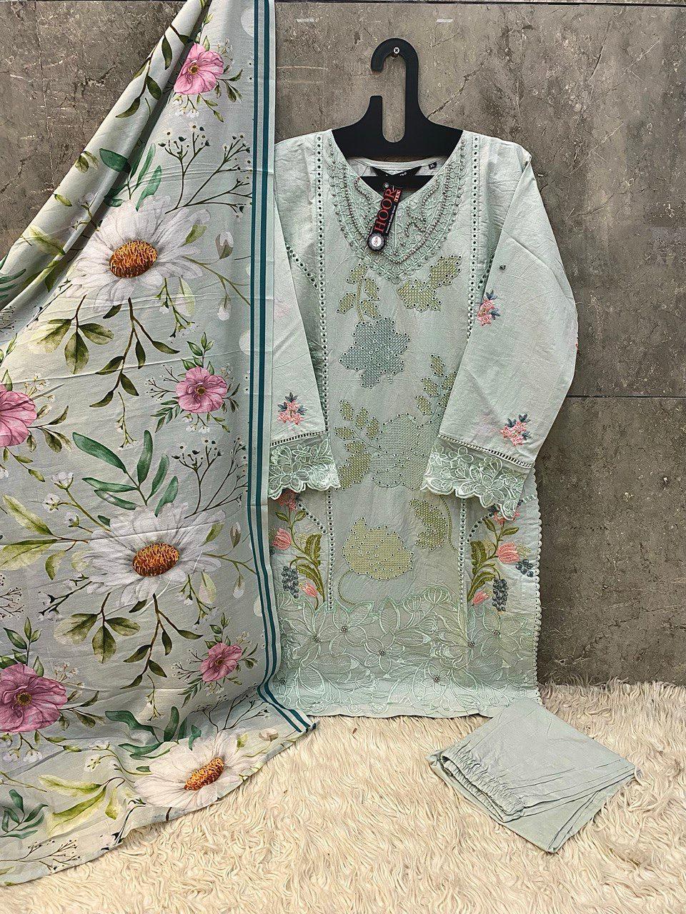 Hoor Tex HF-175 Wholesale Readymade Pakistani Suit Catalog - Image 2