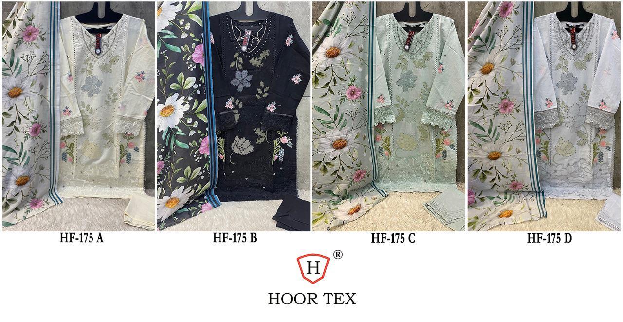 Hoor Tex HF-175 Wholesale Readymade Pakistani Suit Catalog - Image 4