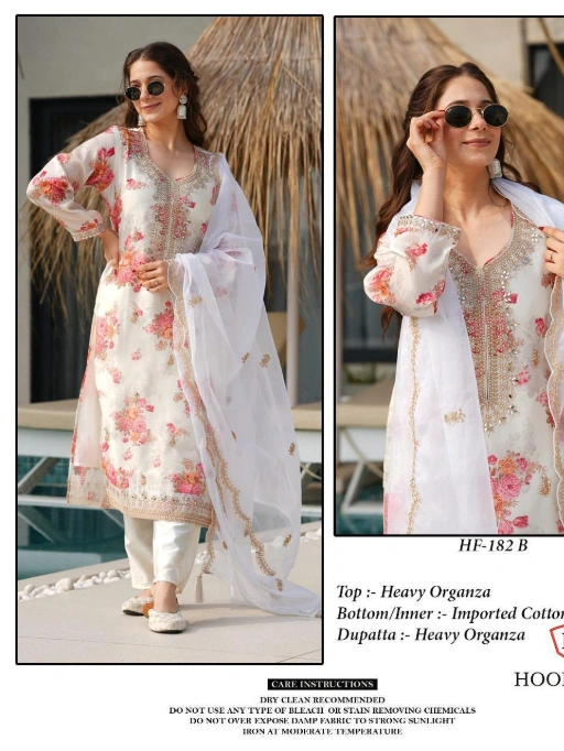 Hoor Tex HF-182 Wholesale Readymade Pakistani Suit Collection