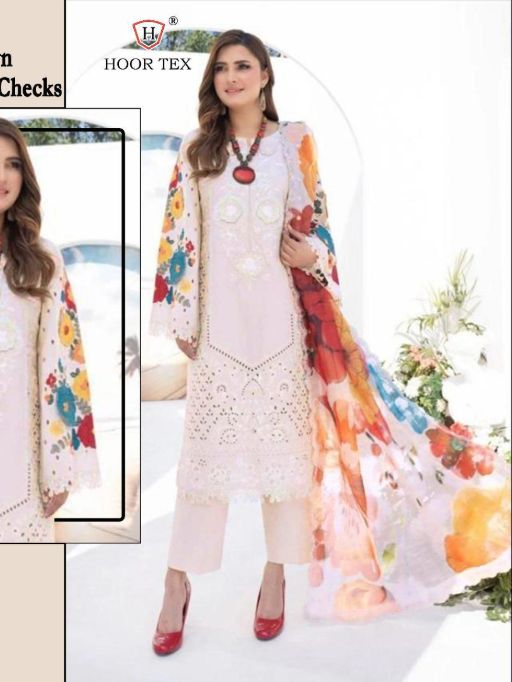 Hoor Tex HF-190 A to D Pakistani Readymade Salwar Kameez Catalog