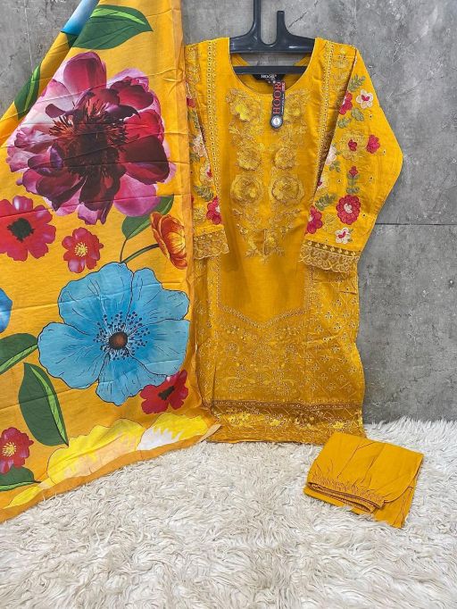 Hoor Tex HF-190 A to D Pakistani Readymade Salwar Kameez Catalog - Image 5