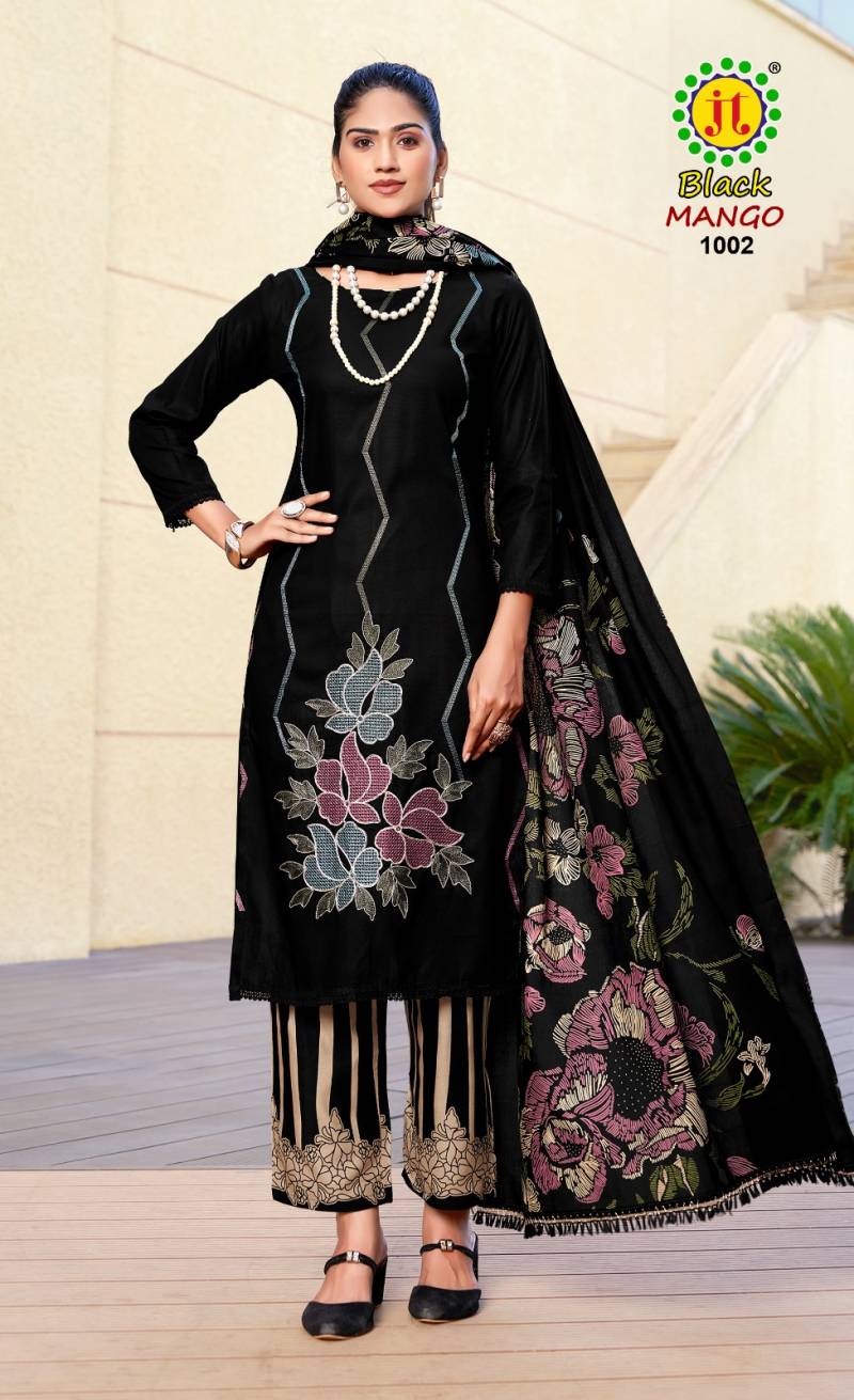 JT Cotton Jt Black Mango Wholesale Rayon Salwar Suit Catalog - Image 2