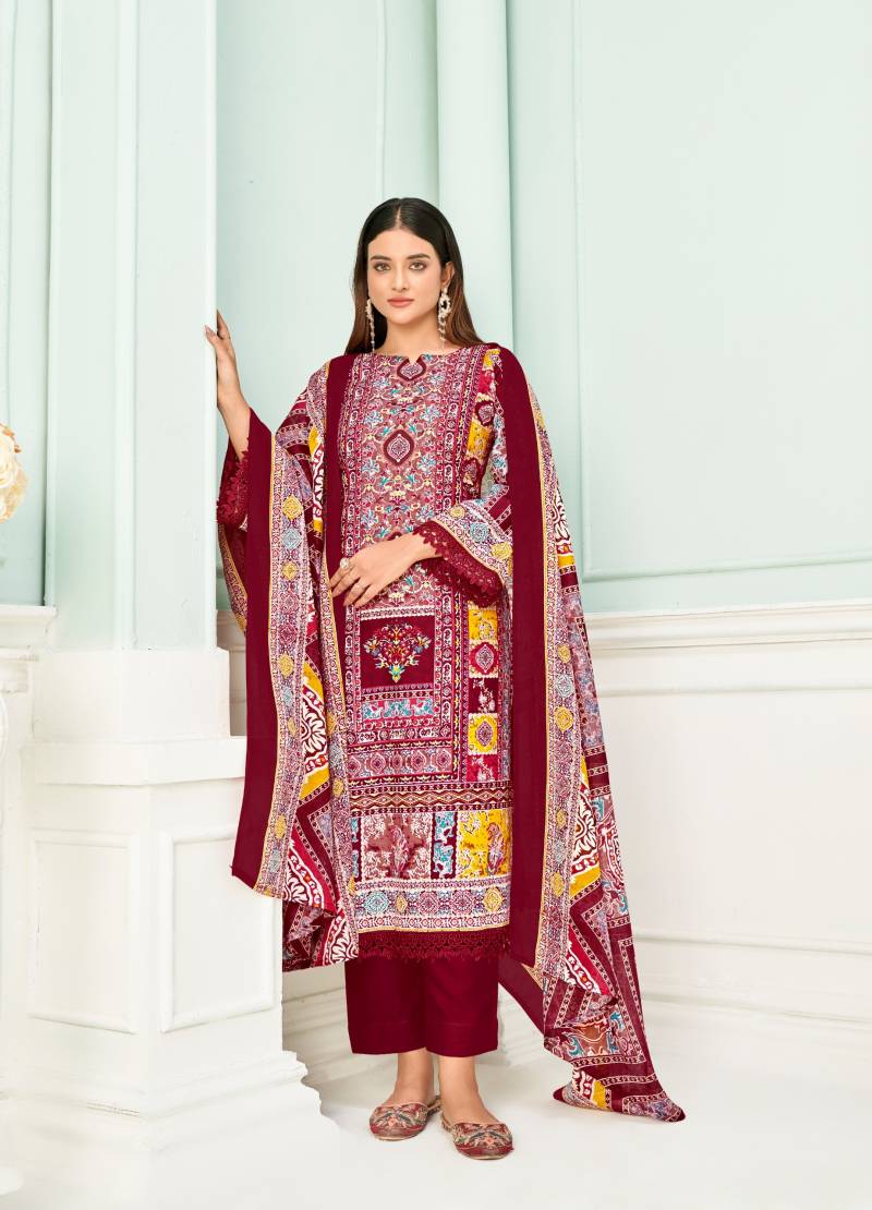 Jash Qurbat Vol 5 Wholesale Cotton Salwar kameez Collection