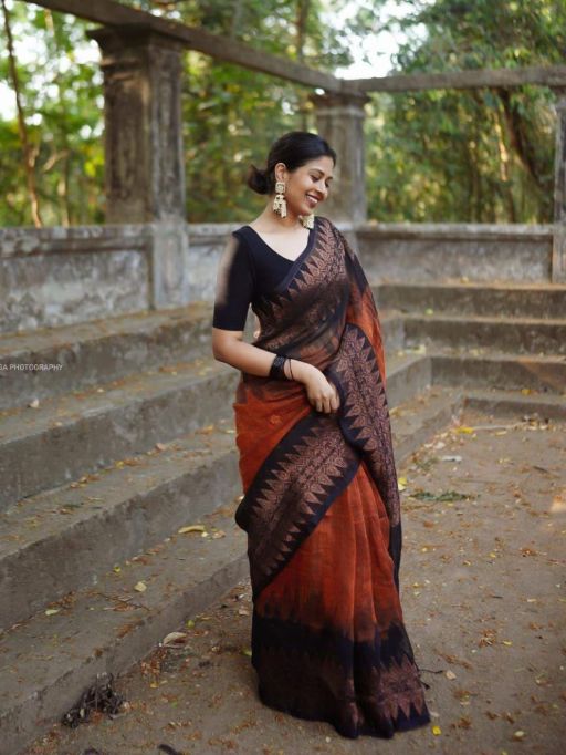 KP Creation KP-5053 Wholesale Soft Lilan Slab Saree Catalog